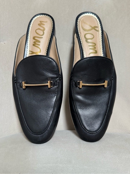 Sam Edelman Shoes - Sam Edelman Black Leather Mules Size 7.5 Great Condition